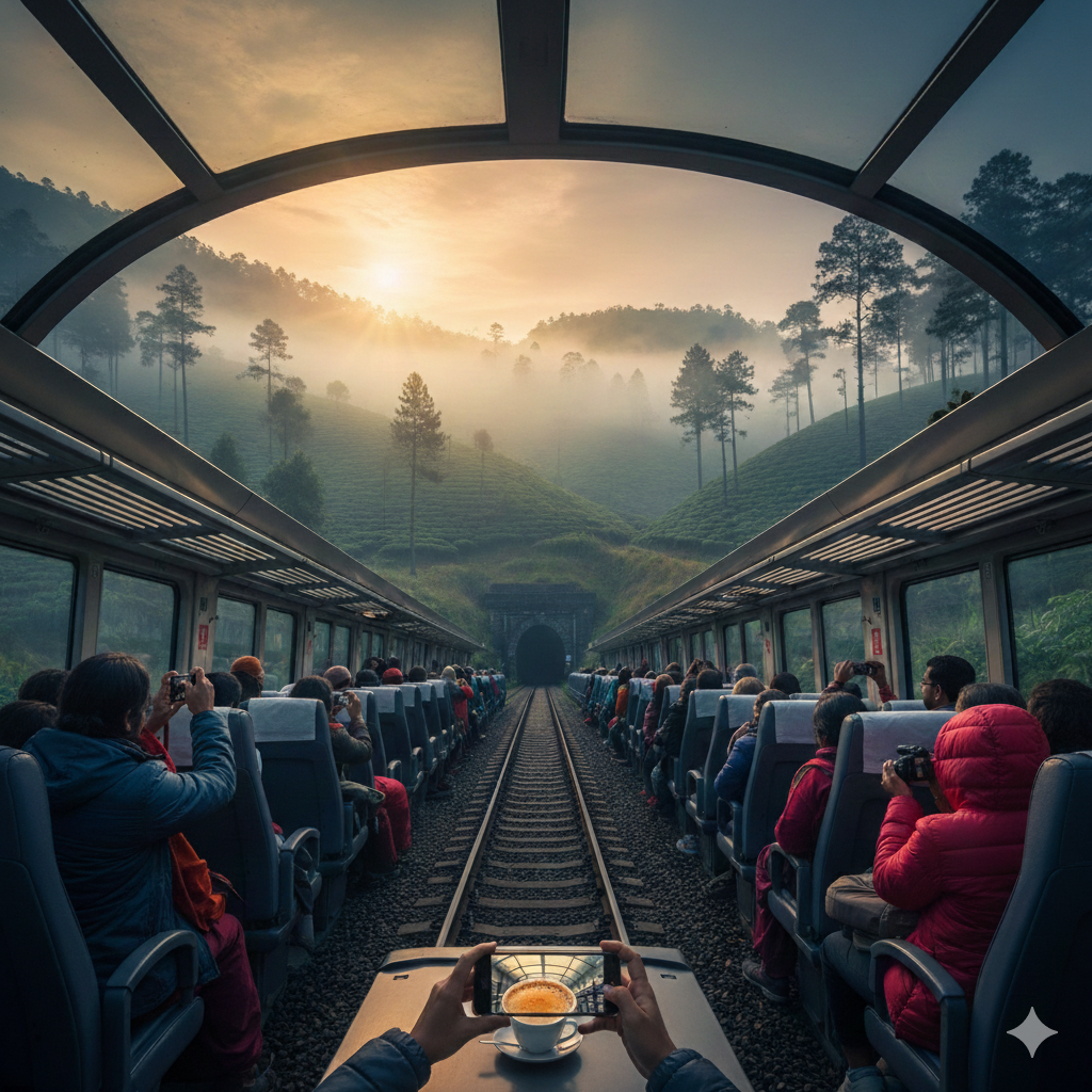 విశాఖపట్నం నుండి అరకుకు ఒకే రోజులో (One Day Trip) వెళ్లి రావడానికి అత్యంత ప్రజాదరణ పొందిన మార్గం రైలు