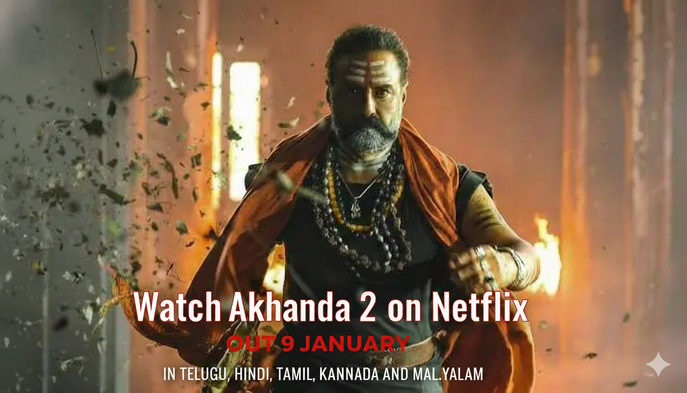 నెట్‌ఫ్లిక్స్ అఖండ 2: తాండవం జనవరి 9, 2026 చిత్రం స్ట్రీమింగ్ కానుంది